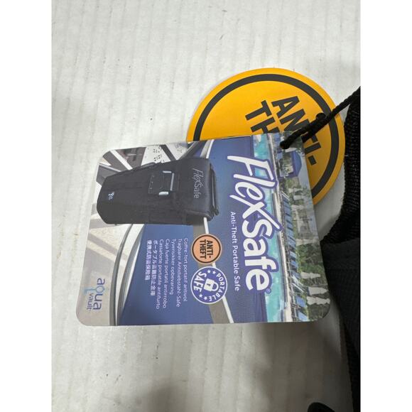 NEW AquaVault FlexSafe Anti-Theft Portable Travel Safe Combination Lock - Black - Picture 3 of 5